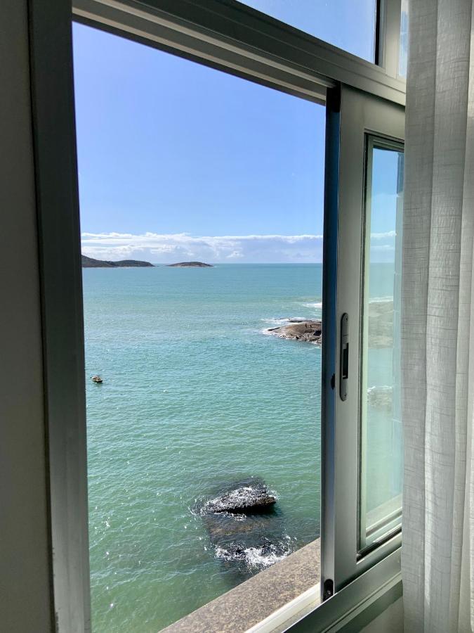 Apartamento Vista Do Mar, Pe Na Areia E Aguas Tranquilas, No Cento De Guarapari Exterior photo